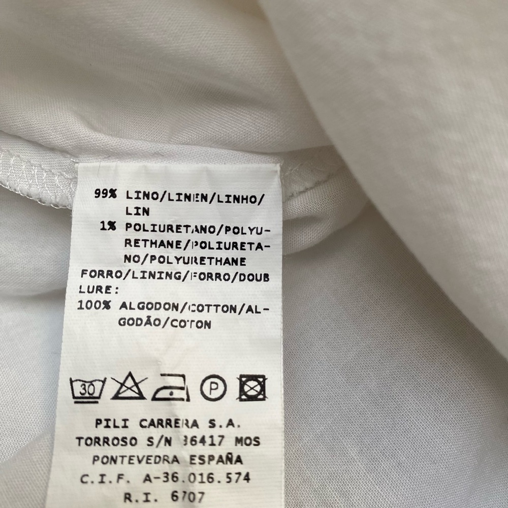 Pili Carrera Spain Linen- Metallic Formal Girls Dress - Picture 8 of 10